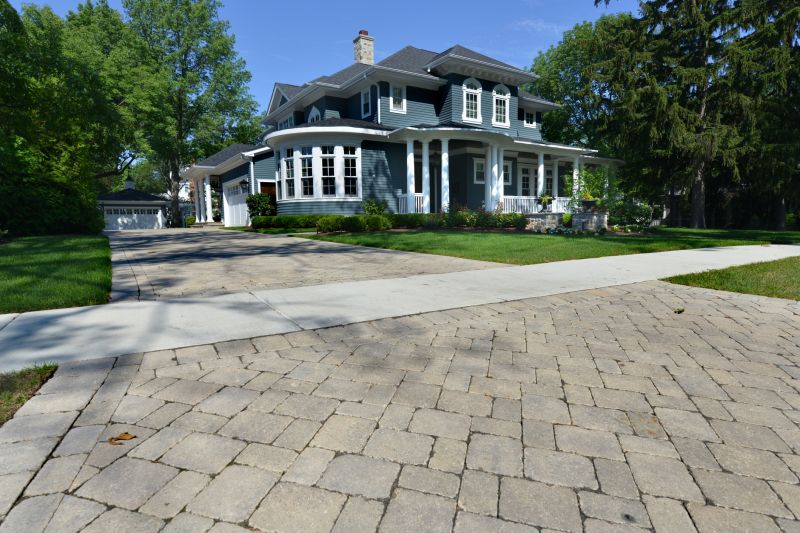 Driveway with Interlocking Pavers